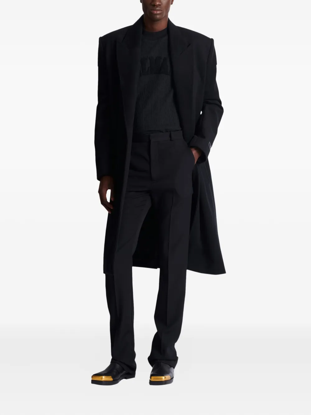 Balmain darted wool trousers | Tailored Pants | Image 2