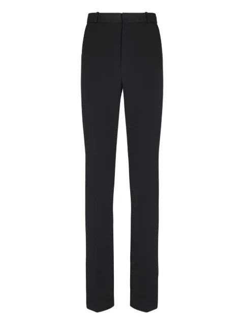 Balmain darted wool trousers