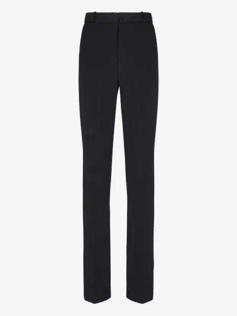 Balmain darted wool trousers