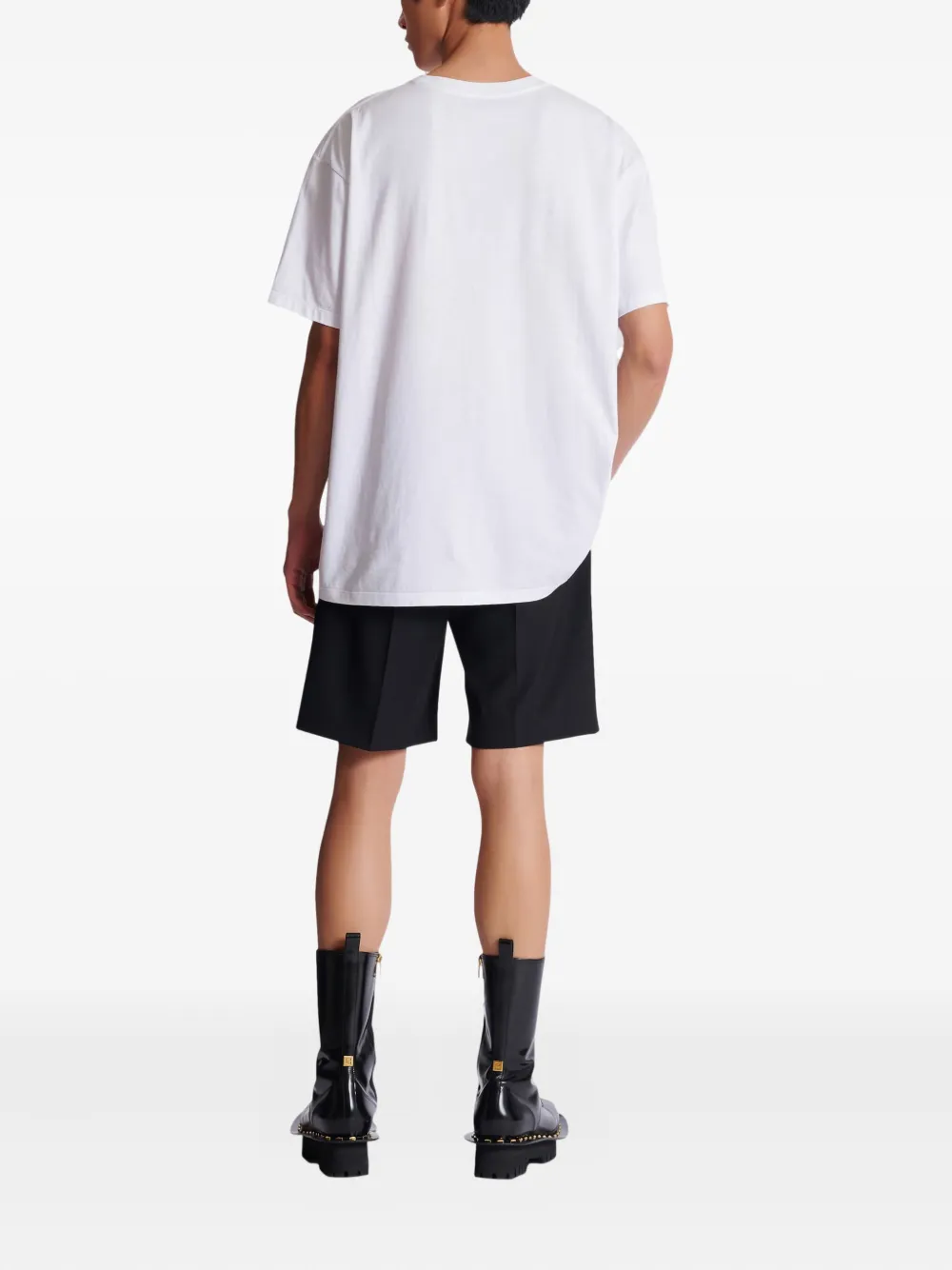 Balmain T-shirt met print Wit