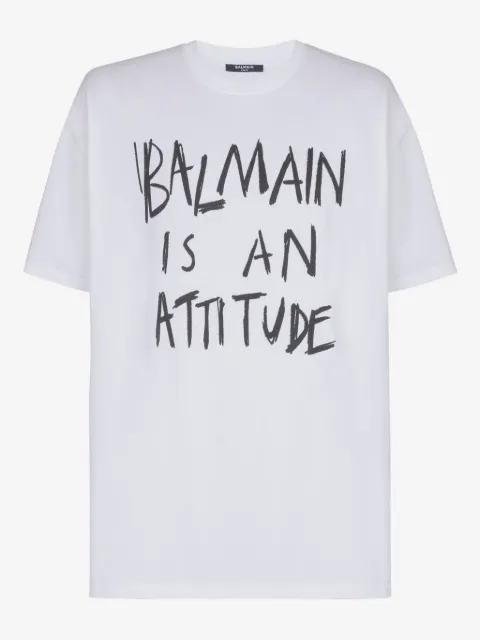 Balmain printed T-shirt