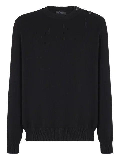 Balmain buttoned cashmere sweater