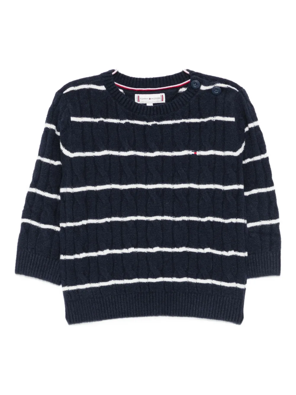 Tommy Hilfiger Junior Cable sweater - Blu
