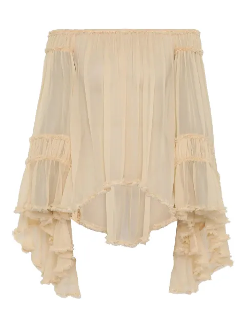 ZIMMERMANN Rebellion Fray ruffled blouse