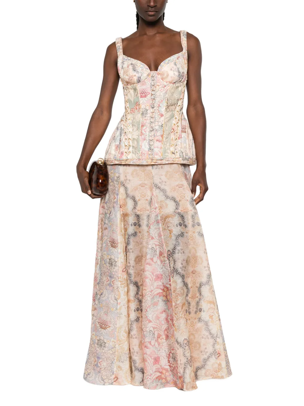 ZIMMERMANN Corded Rebellion maxi-jurk Beige