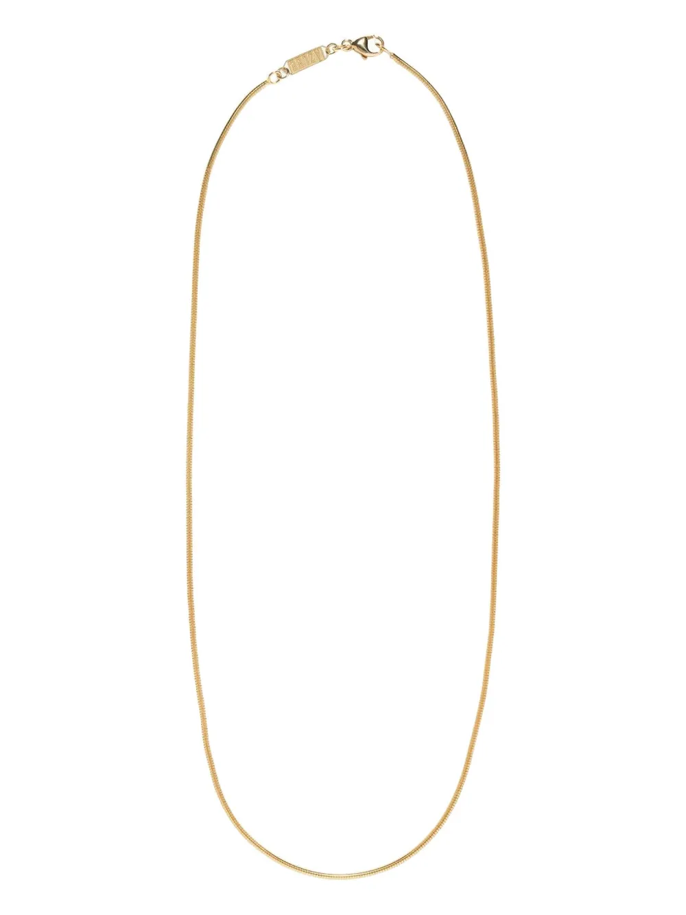 Azlee 18K yellow gold Cascade chain necklace