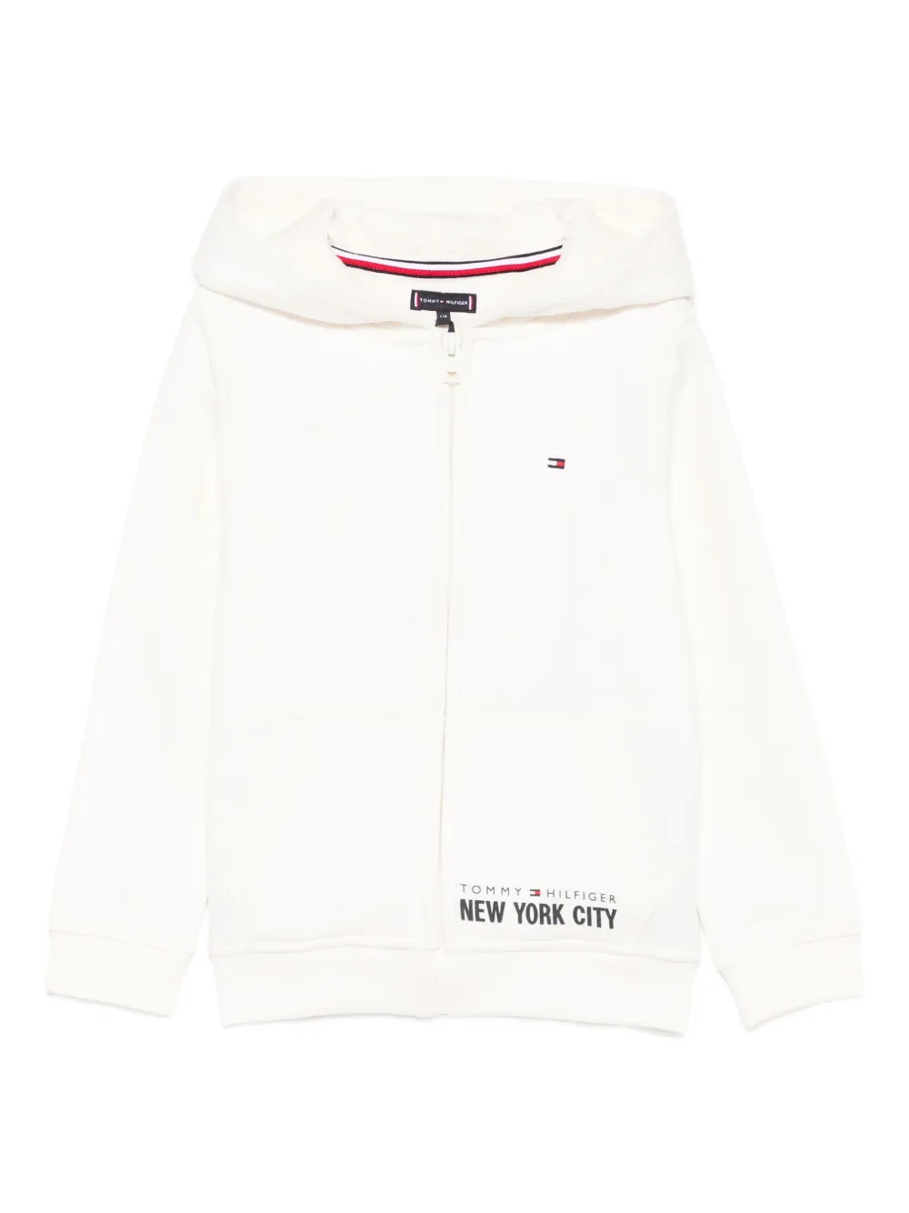 Tommy Hilfiger Junior Zip-fastening Sweater In White