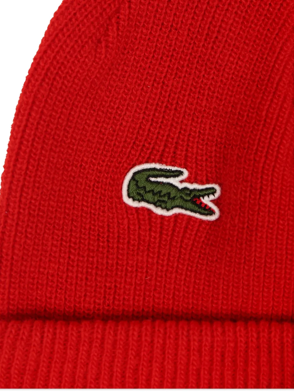 Lacoste Kids Muts met logo Rood
