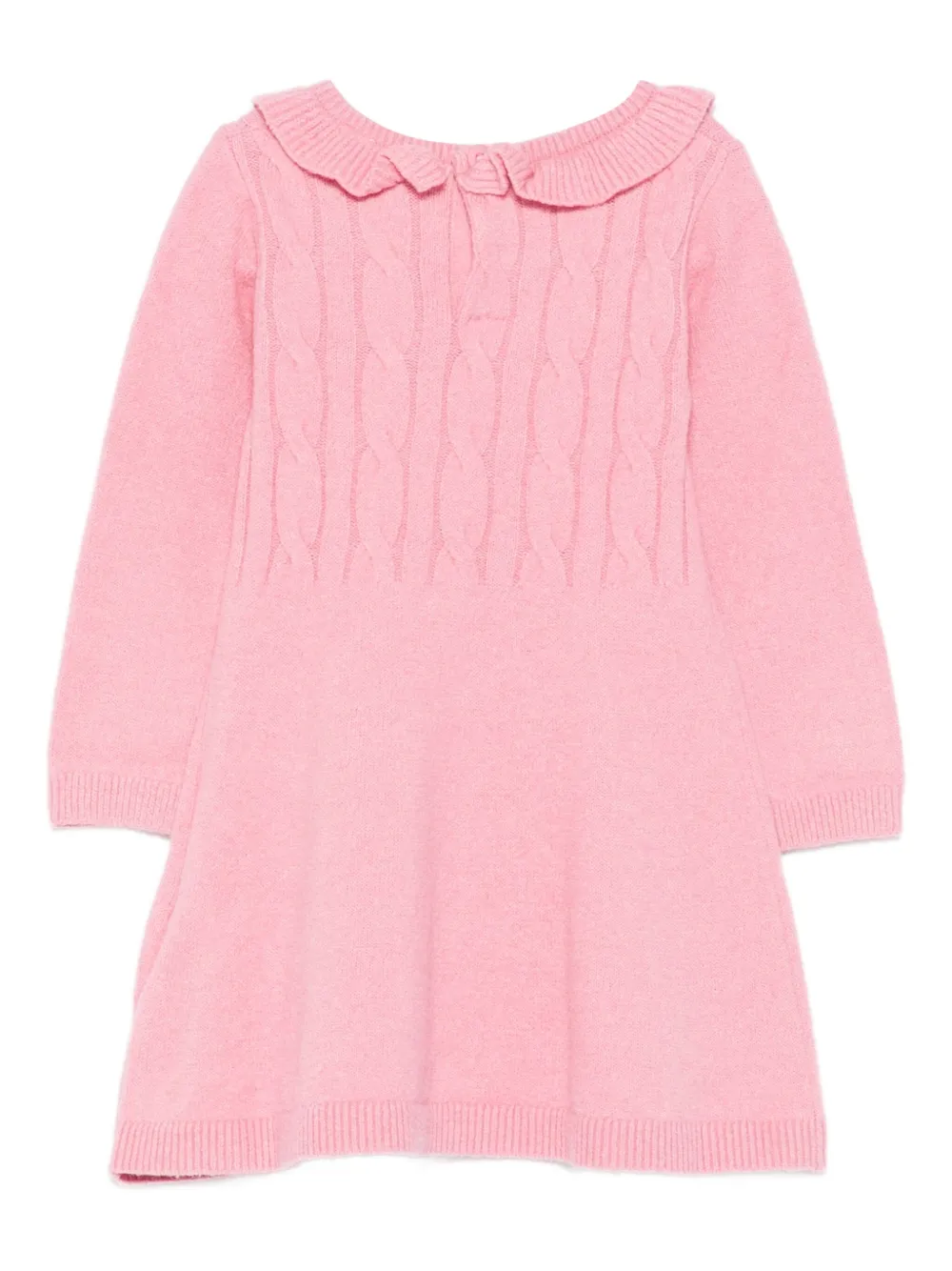 Tommy Hilfiger Junior Cable sweaterjurk - Roze