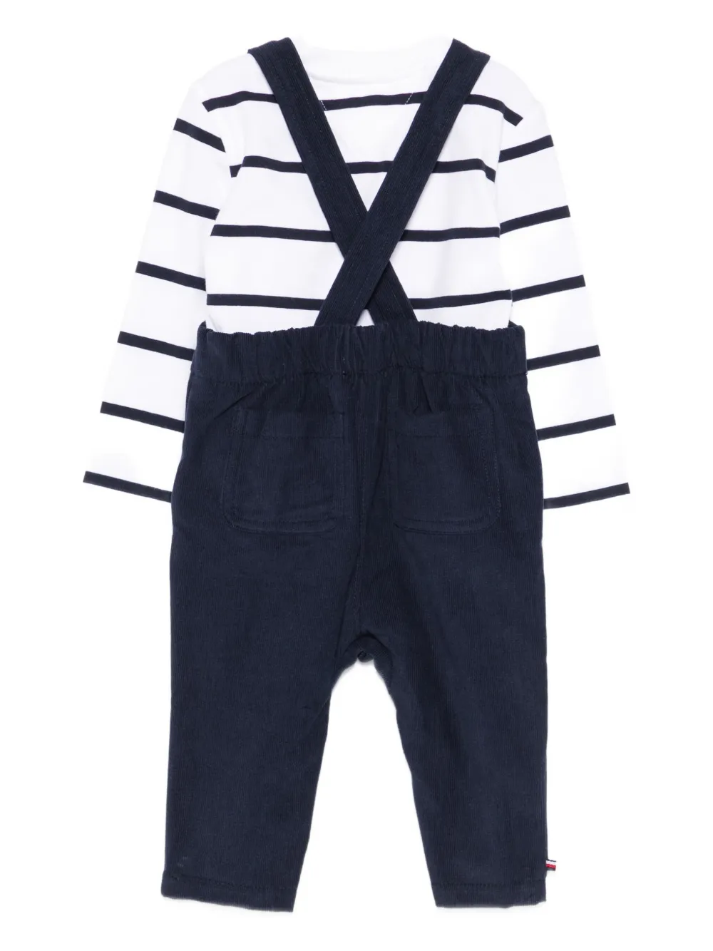 Tommy Hilfiger Junior Striped corduroy babygrow | Tracksuit Sets | Image 2