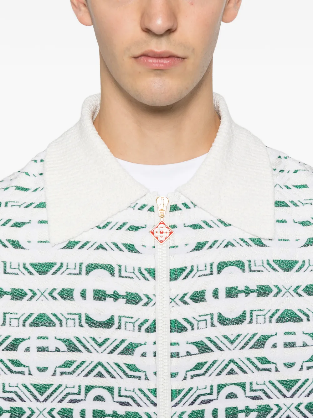 Casablanca gradient-monogram jacket Wit