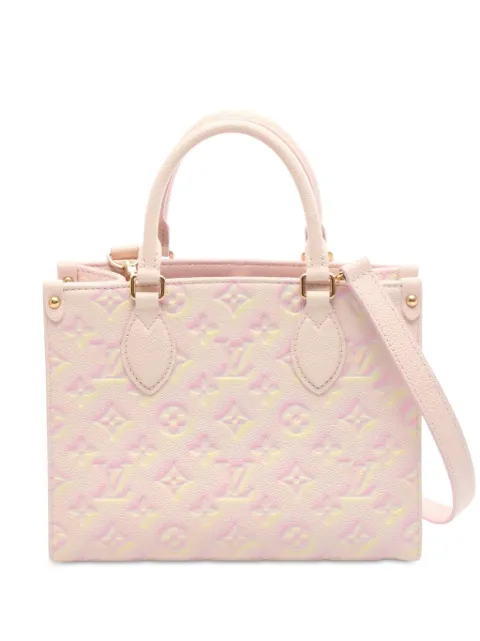 Louis Vuitton Pre-Owned 2021-2025 Monogram Empreinte Summer Stardust OnTheGo PM satchel