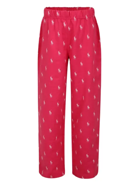 POLO RALPH LAUREN KIDS printed pajama trousers