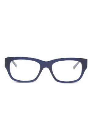 Balenciaga BB0341O Eyeglasses Blue Acetate Balenciaga Eyewear BB0341O cat-eye Glasses | Blue | FARFETCH JO main image 4