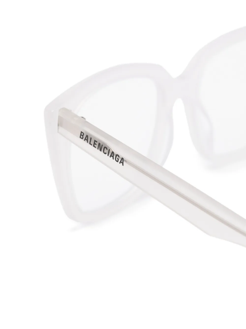 Balenciaga Eyewear Bril met vierkant montuur Wit