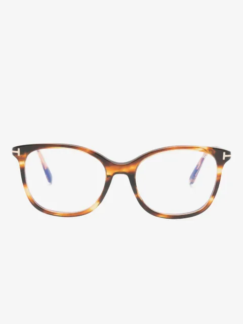 TOM FORD Eyewear solglasögon med geometriska bågar