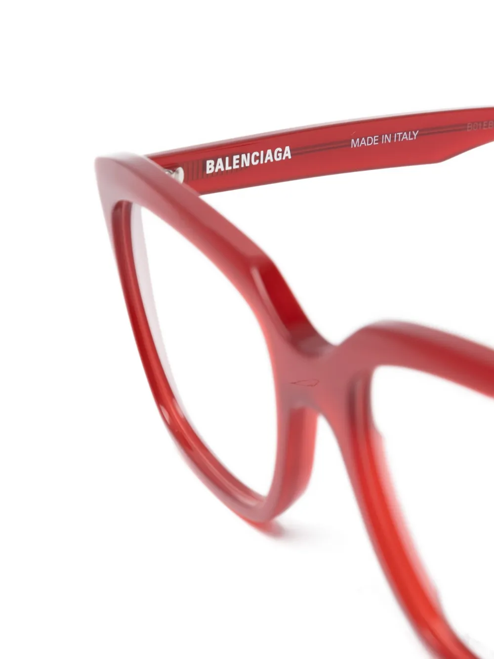 Balenciaga Eyewear geometrische bril Rood