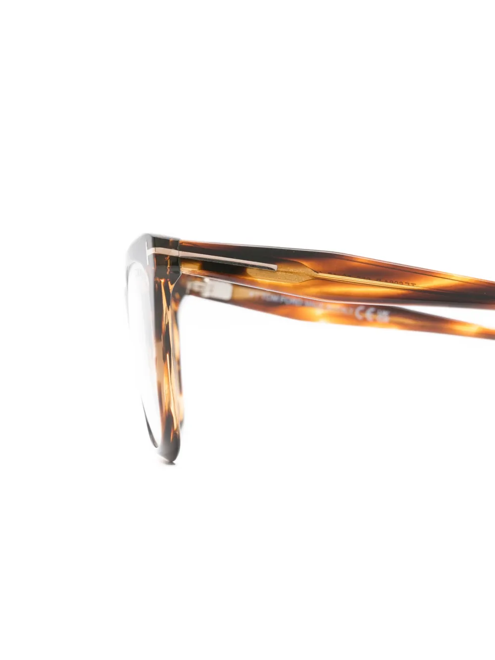 TOM FORD Eyewear Bril met cat-eye montuur Bruin