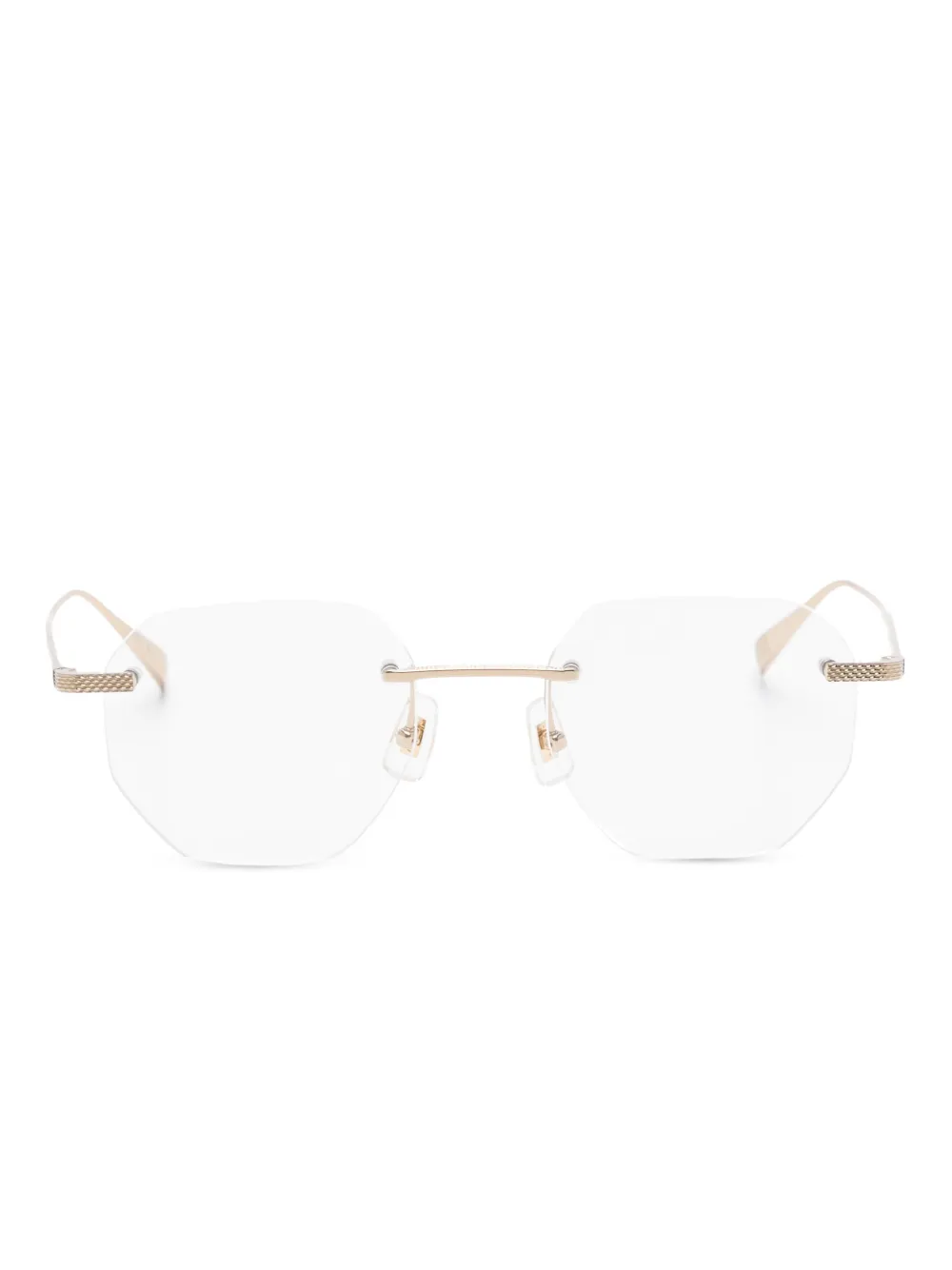 Dunhill lentes con armazón geométrica | blanco | Image 1