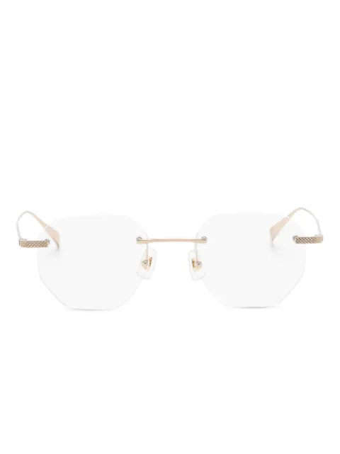 Dunhill geometric-frame glasses