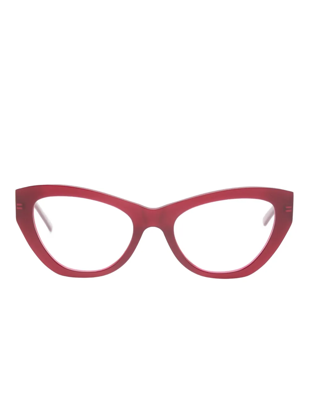 Balenciaga Eyewear lunettes de vue à monture papillon | rouge | Image 1