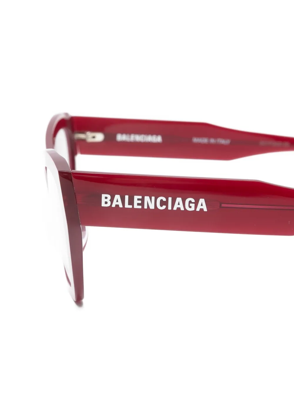 Balenciaga Eyewear Bril met cat-eye montuur Rood