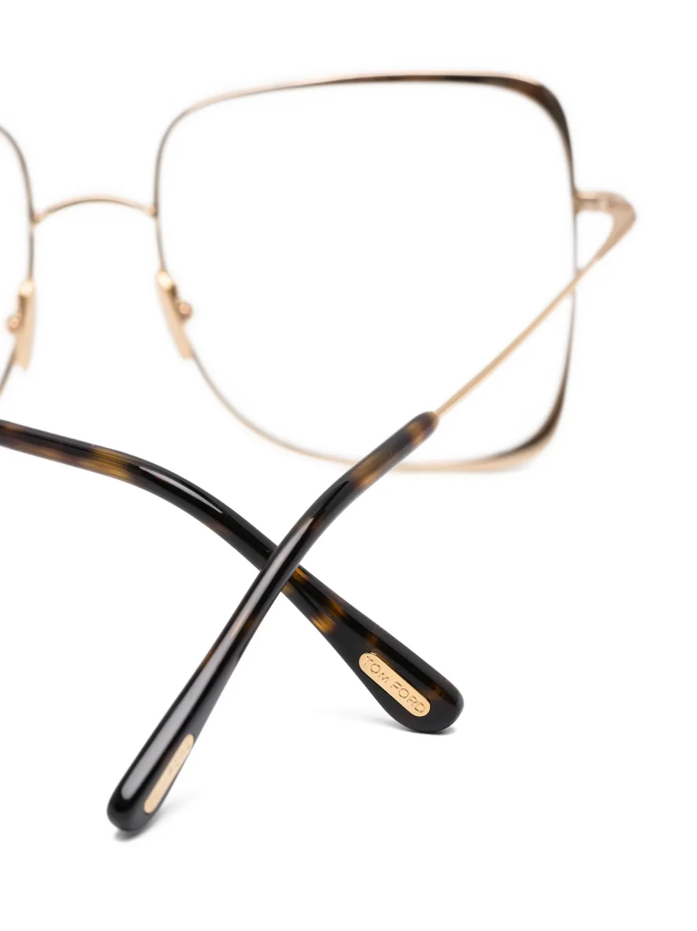 TOM FORD Eyewear Bril met vierkant montuur Goud