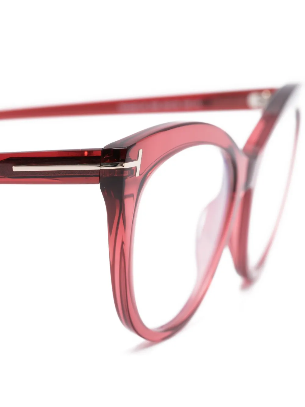 TOM FORD Eyewear FT6091 bril met cat-eye montuur Rood