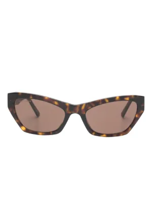 Dolce & Gabbana Eyewear キャットアイ サングラス | ブラウン