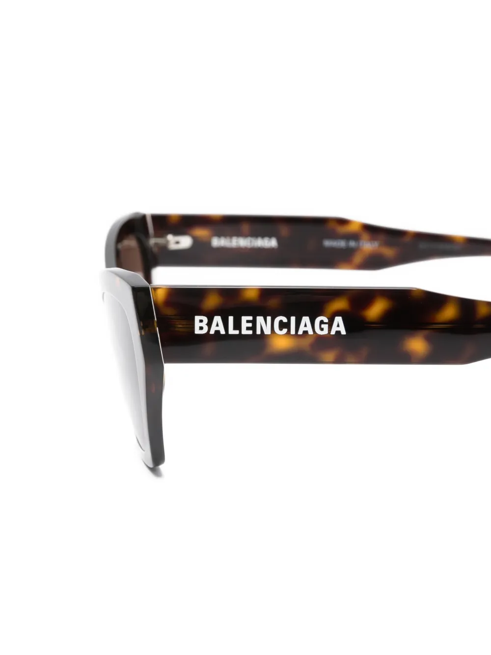 Balenciaga Eyewear Zonnebril met cat-eye montuur Bruin