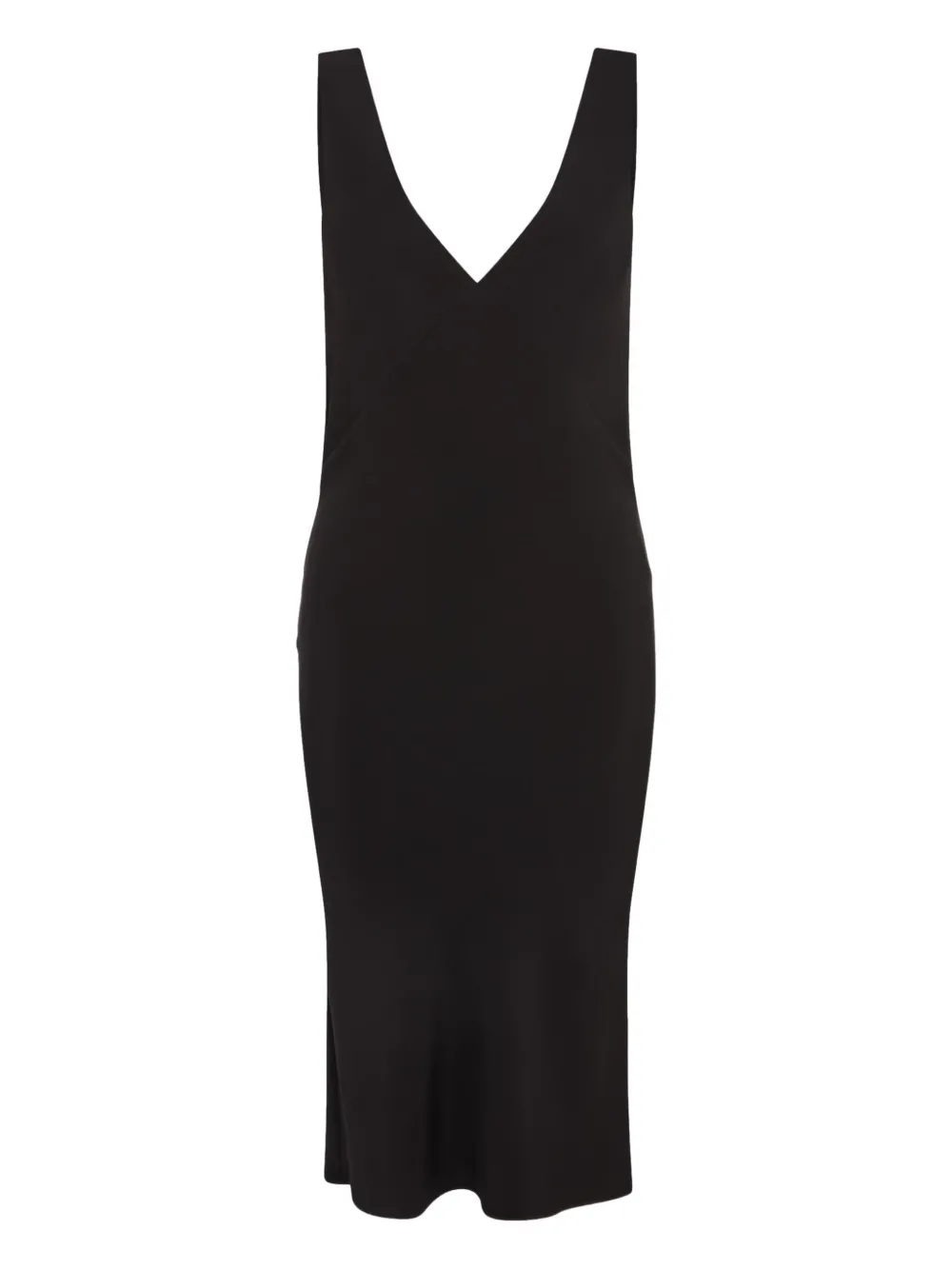 Paris Georgia V-neck Midi Dress In Black