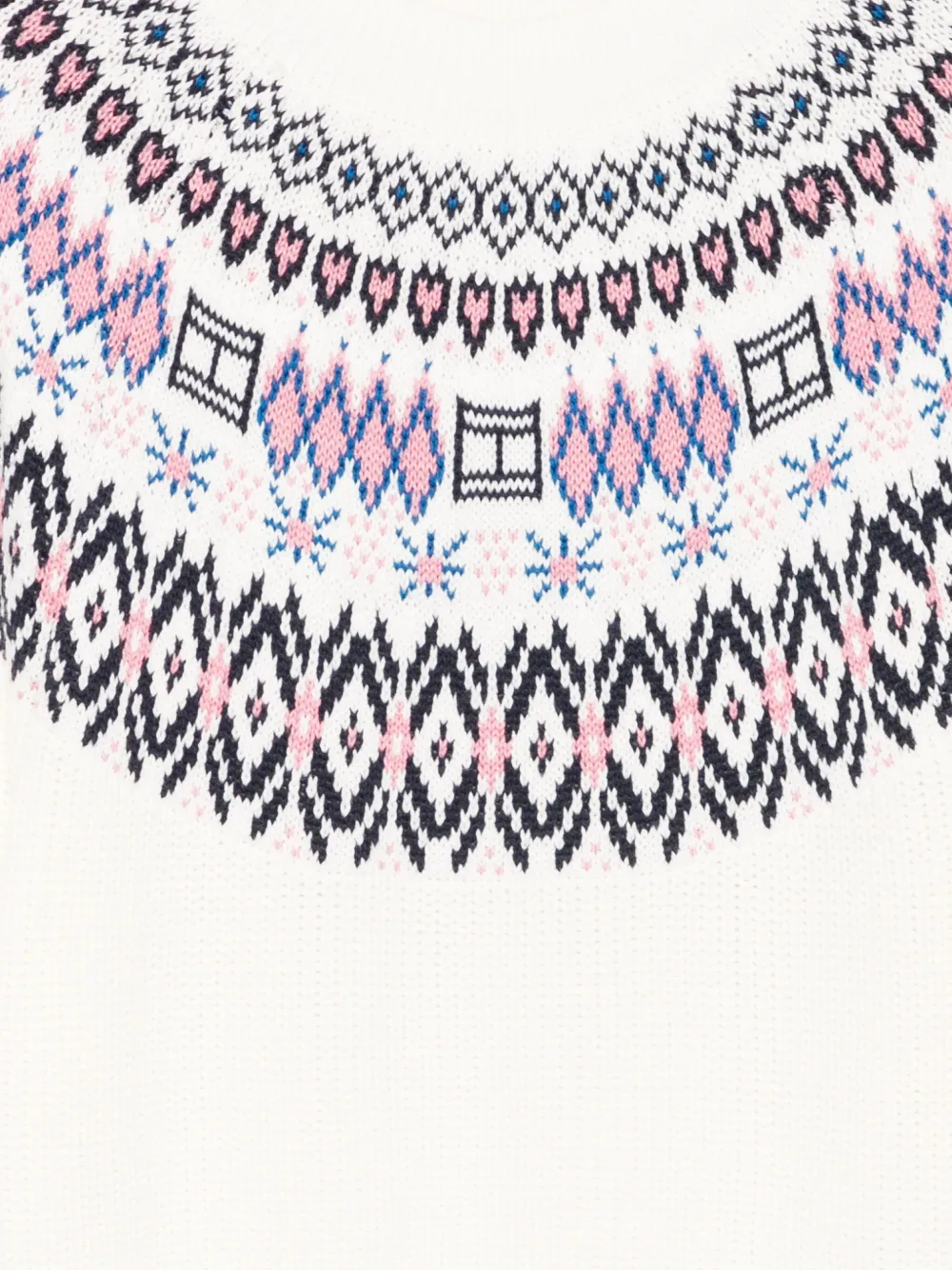 Tommy Hilfiger Junior Fair Isle Sweater In White