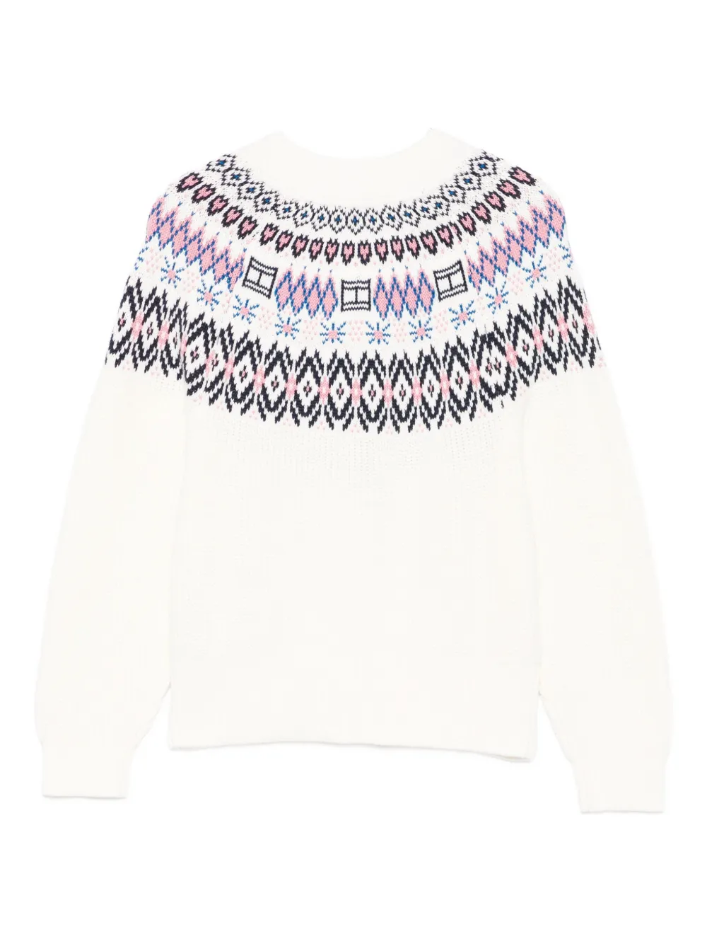 Tommy Hilfiger Junior Fair Isle Sweater In White