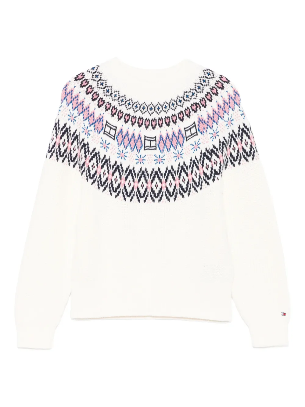 Tommy Hilfiger Junior  Fair Isle sweater | White | Image 1