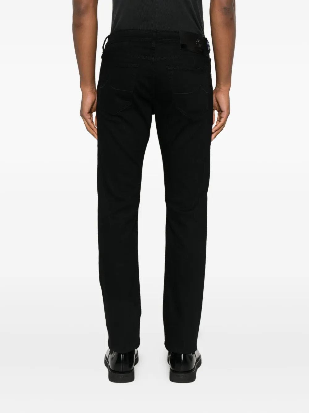 Jacob & Co. Buttoned Trousers In Black