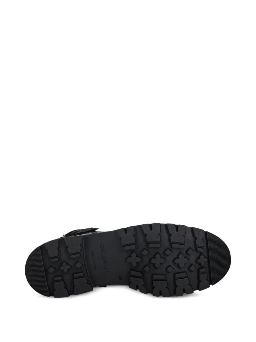 Baldinini Enkellaarzen met gesp en rits Zwart