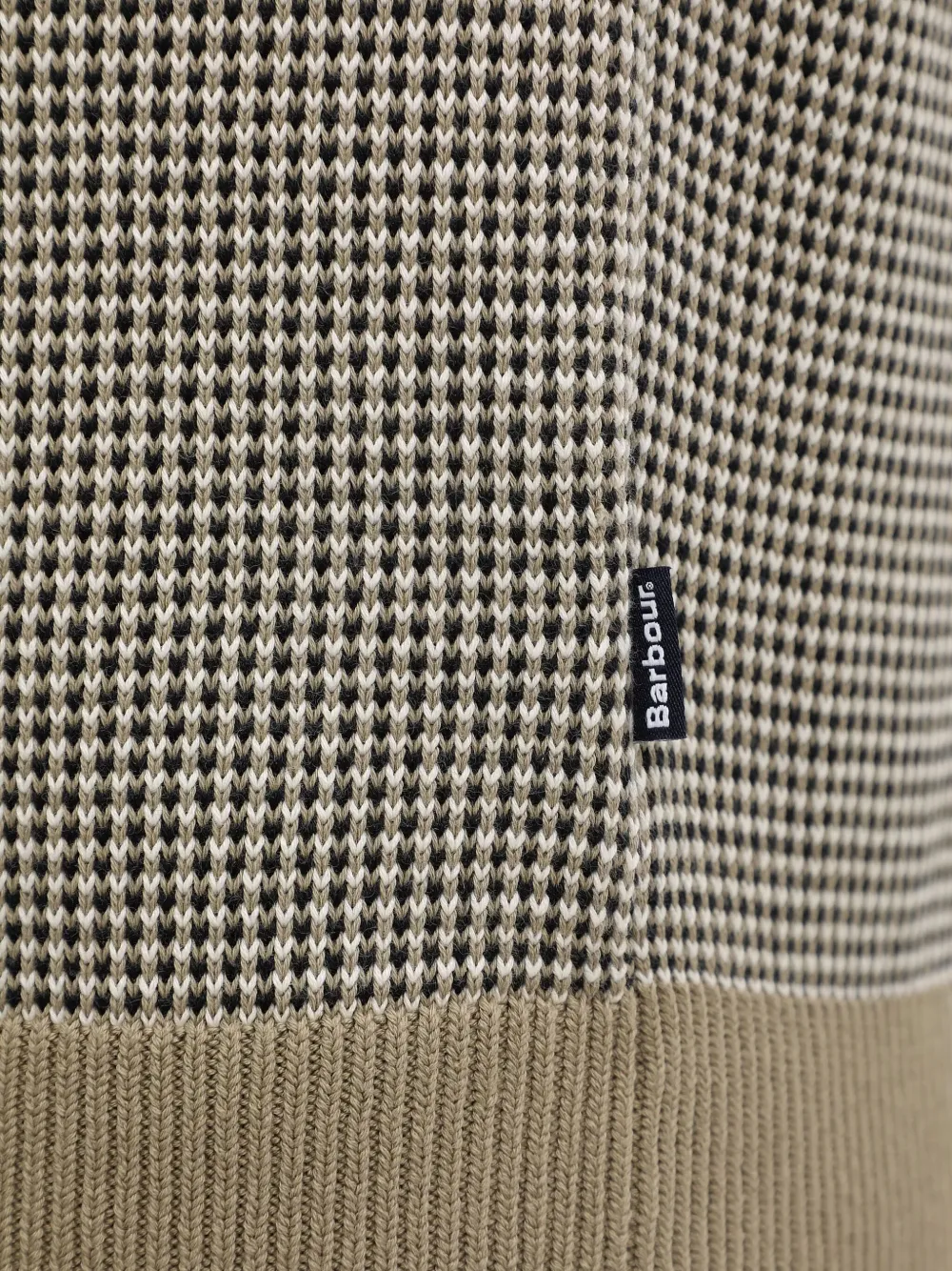 Barbour Wells trui met ronde hals Beige