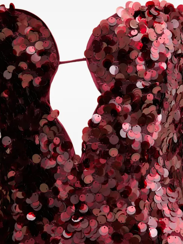 bardot sequin midi dress Blush Coast Bardot Velvet Sequin Midi Dress