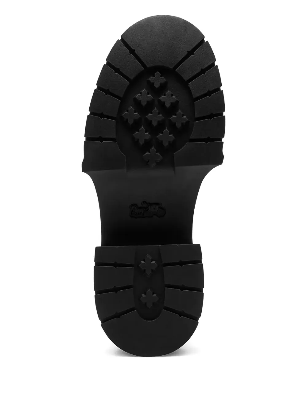 Coach 57 mm Leah laarzen met gebreide kraag Zwart