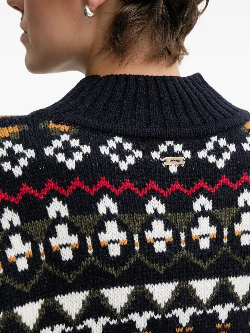 Barbour Larisa Fair Patterned Sweater In Multi
