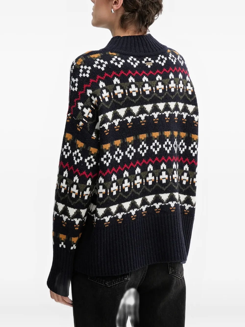 Barbour Larisa Fair Patterned Sweater In Multi
