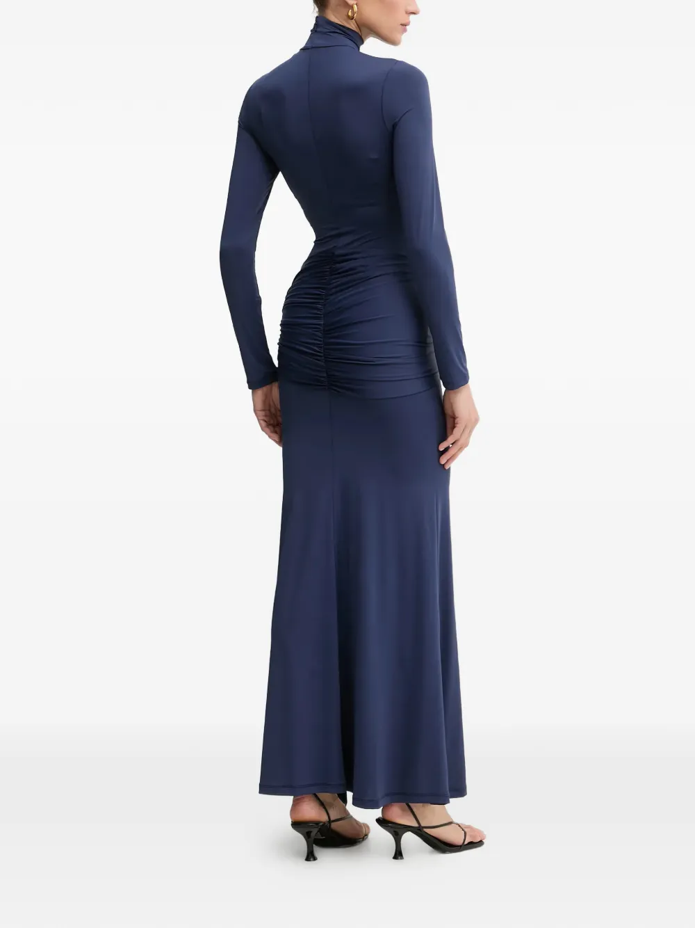  Bardot Alix Tie-front Maxi Dress - Blue 