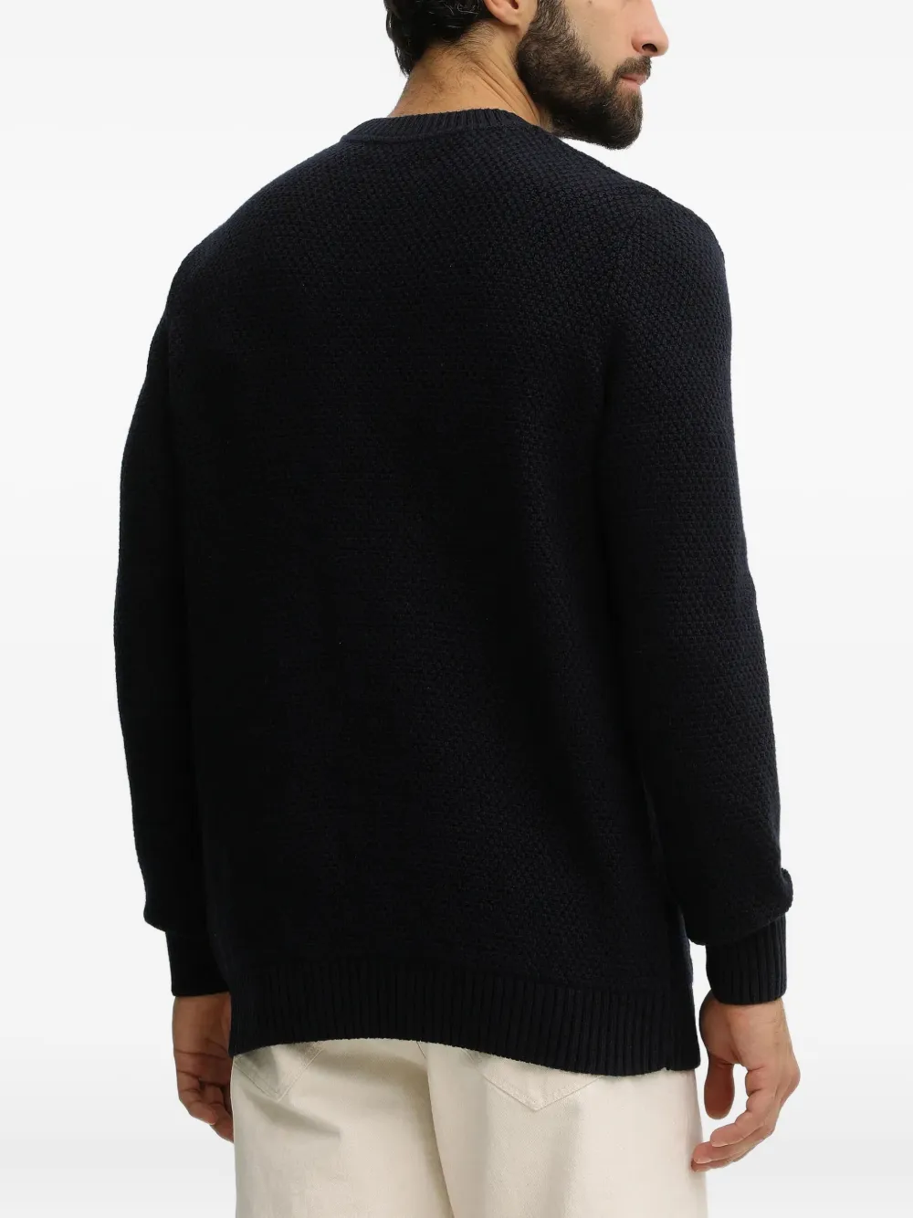 Barbour Casey Cable-knit Sweater In Blue