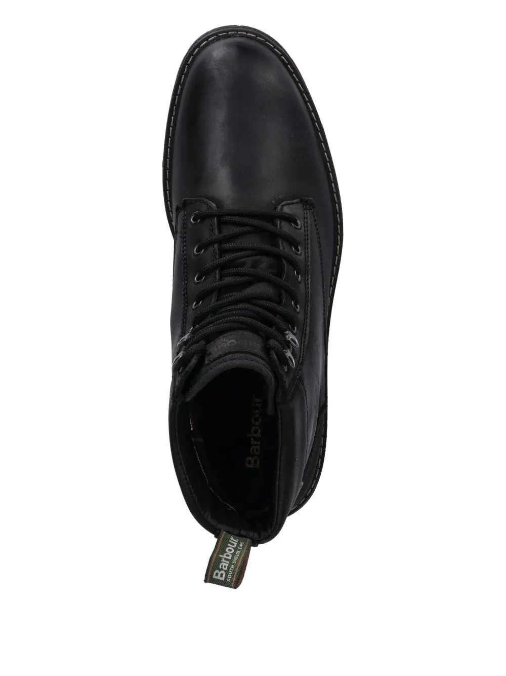 Barbour 35mm Harrison Lace-up Boots In Black