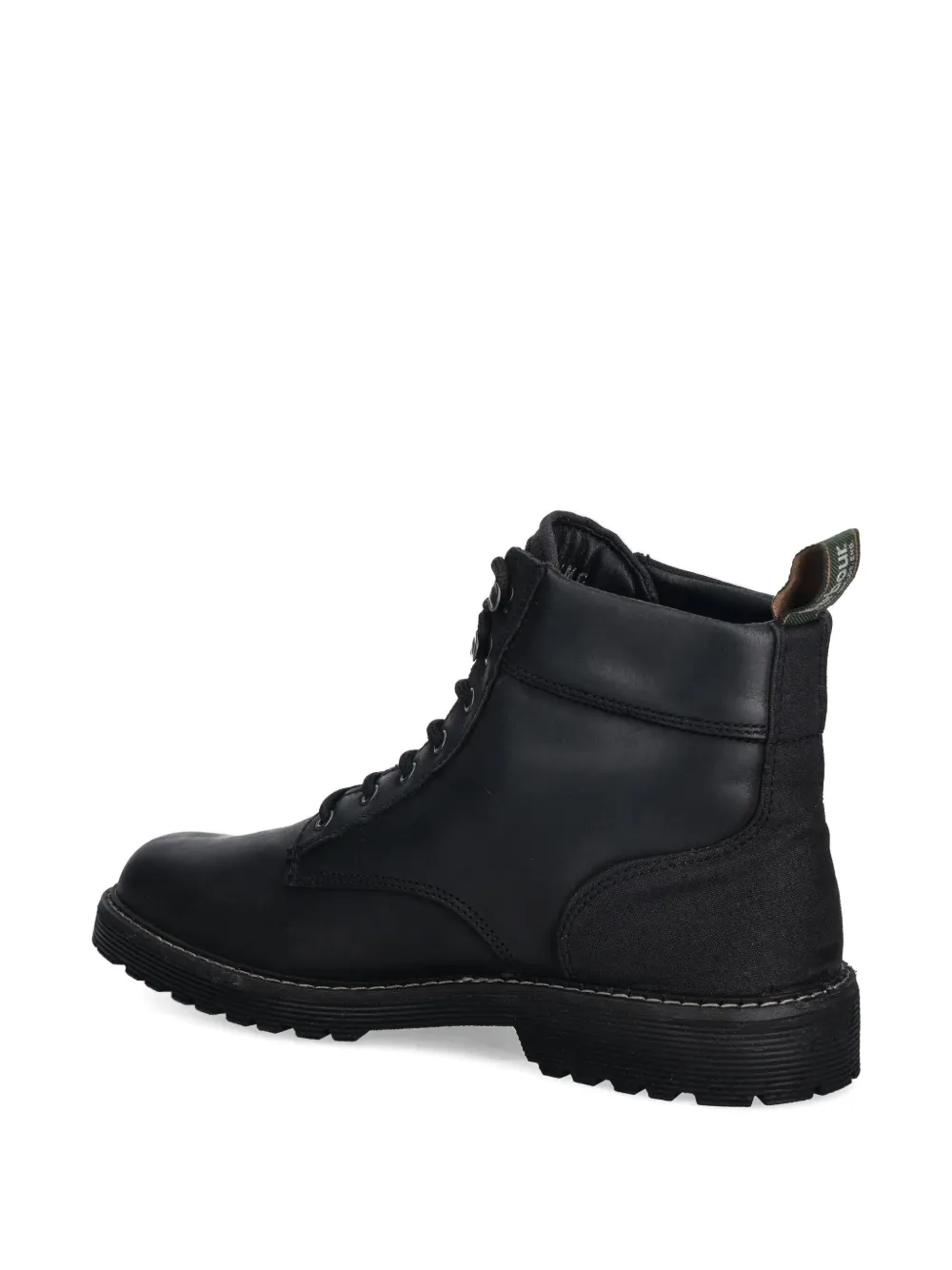 Barbour 35mm Harrison Lace-up Boots In Black
