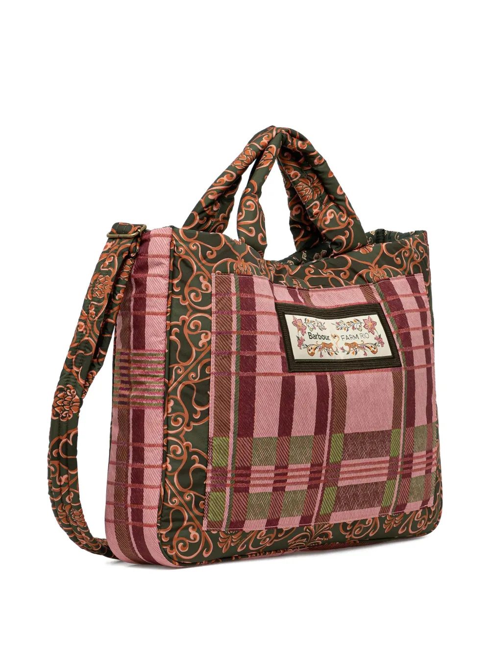 Barbour x Farm Rio Maria Clara shopper - Roze