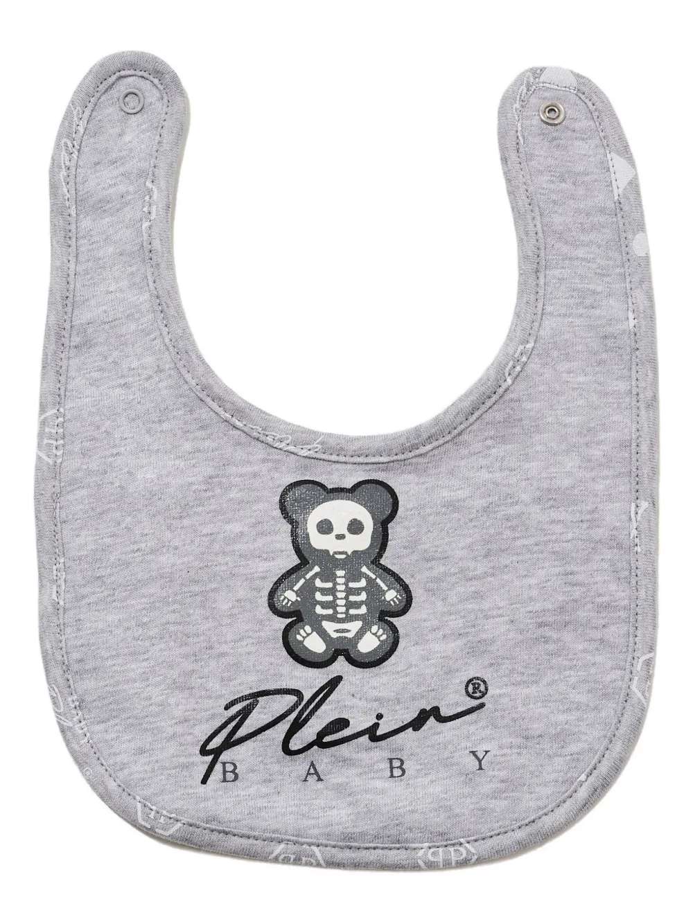 Philipp Plein Junior logo-print babygrow set - Grau