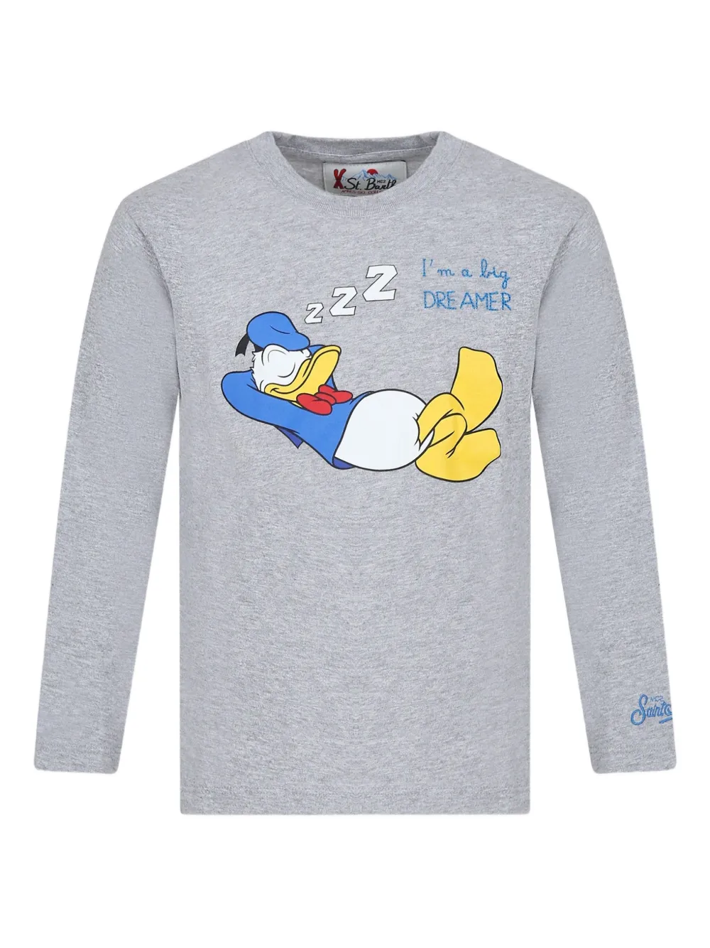 Mc2 Saint Barth Boyle Dreamer Long-sleeve T-shirt In Gray