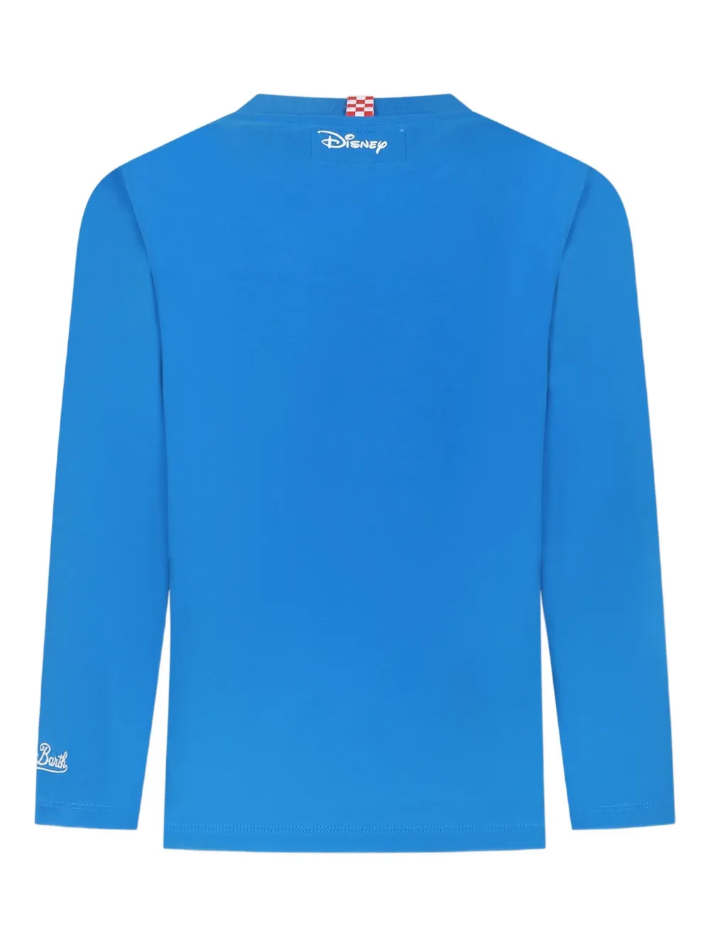 MC2 Saint Barth Kids Boyle T-shirt met lange mouwen en grafische print Blauw