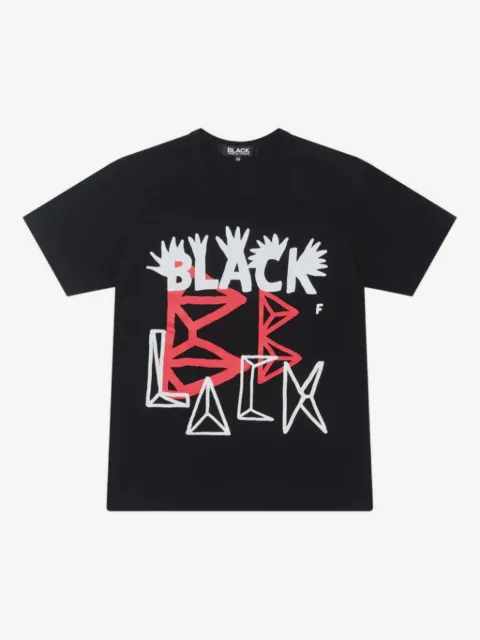 Black Comme Des Garçons graphic-print T-shirt